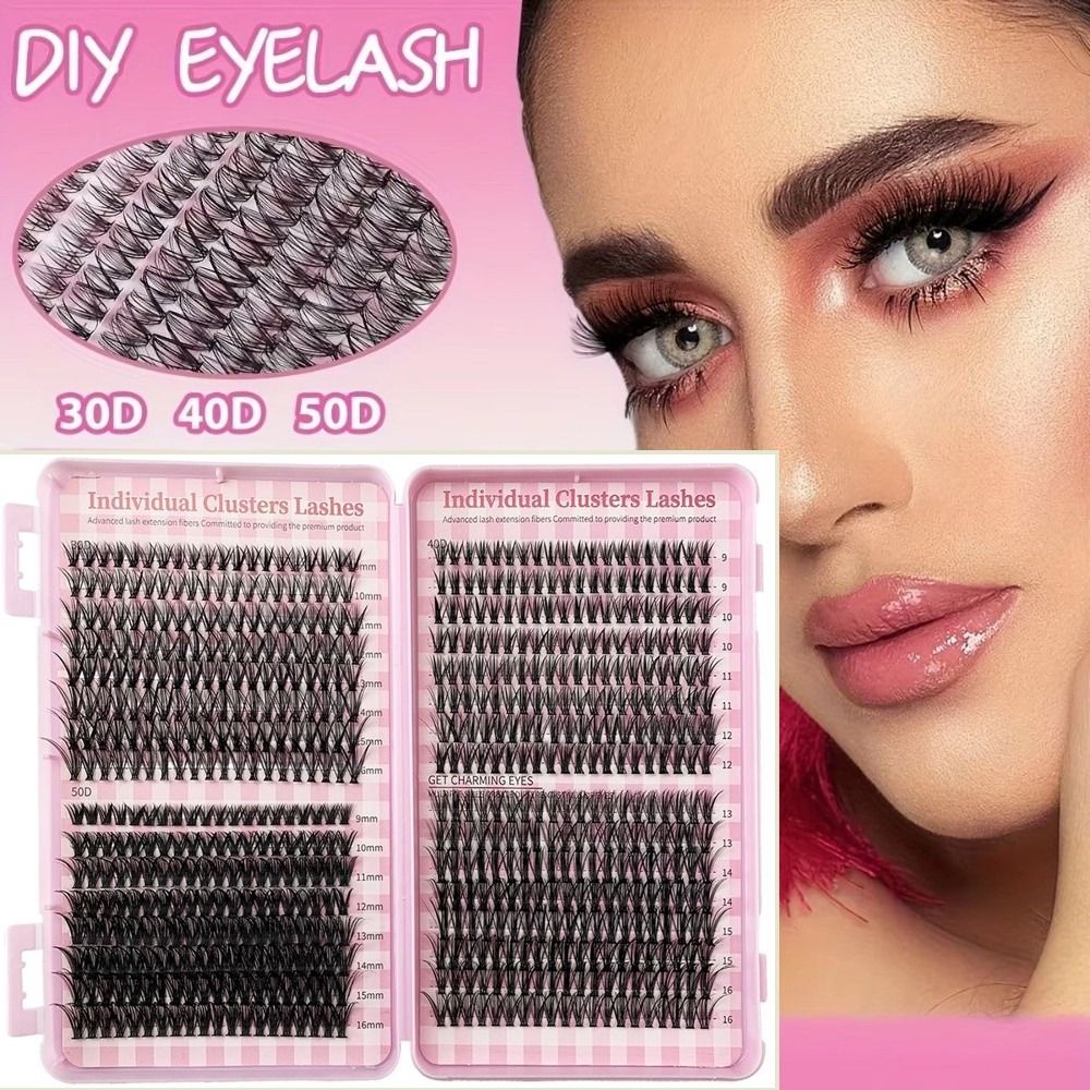 Eyelash Extension Natural Look - ขนตาปลอมความยาว 8-16 มม. 30D/40D/50D/60D ลุคธรรมชาติ ขนตาปลอมแบบพัด