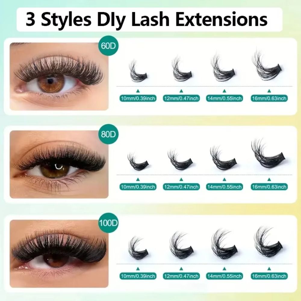 ชุดต่อขนตาปลอมแบบธรรมชาติ ดีไซ - Eyelash Extension Natural Look บทวิจารณ์และราคา
