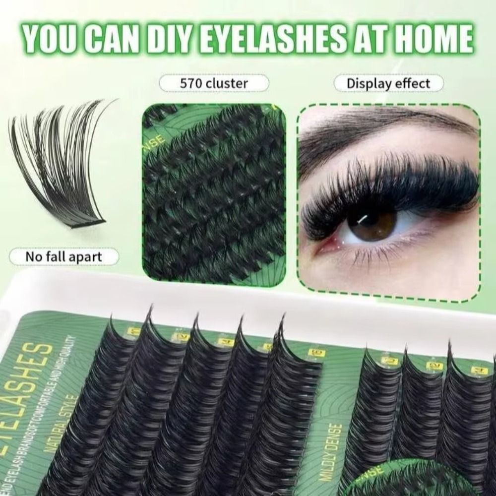 ชุดต่อขนตาปลอมแบบธรรมชาติ ดีไซ - Eyelash Extension Natural Look บทวิจารณ์และราคา