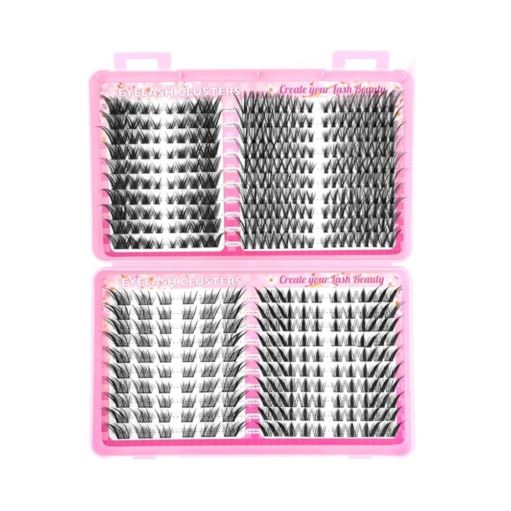 ขนตาปลอมแบบธรรมชาติสีดำ งอน C  - Eyelash Extension Look บทวิจารณ์และราคา