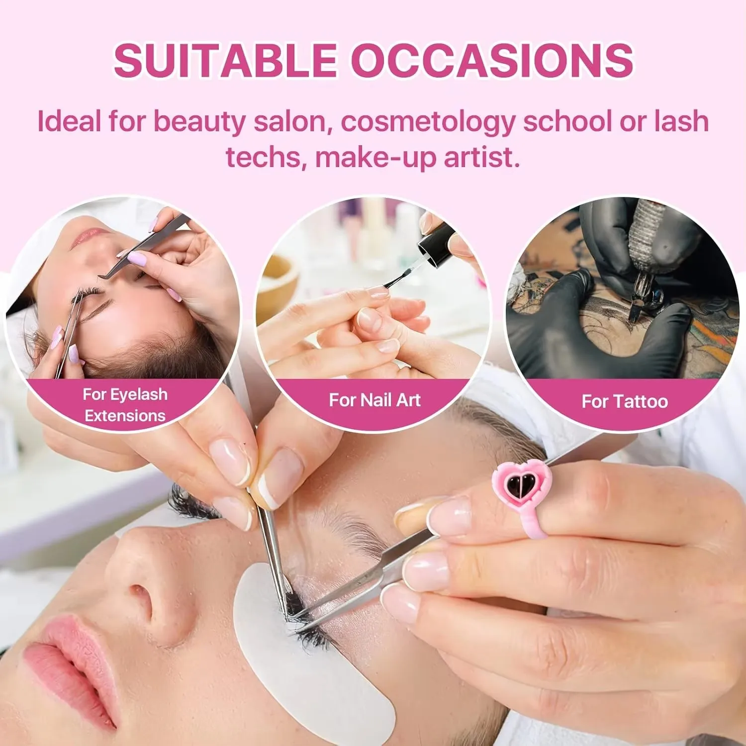 100 ชิ้น ขายส่ง ถ้วยพัดสำหรับก - Eyelash Extension Look บทวิจารณ์และราคา