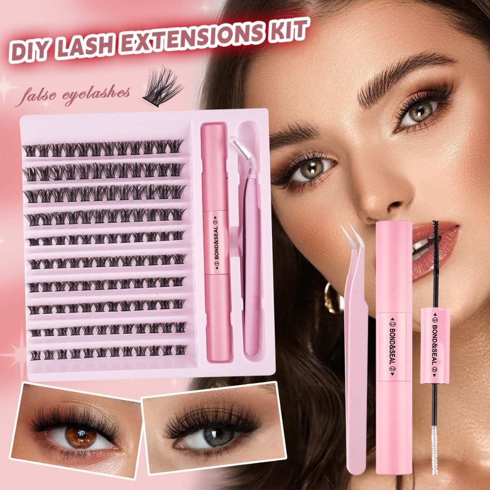 ขนตาปลอมคุณภาพสูงแบบติดกาว ดีไ - Eyelash Extension Natural Look บทวิจารณ์และราคา